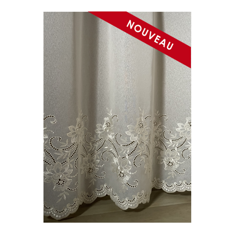 OLYMPE Champagne Embroidered Curtain